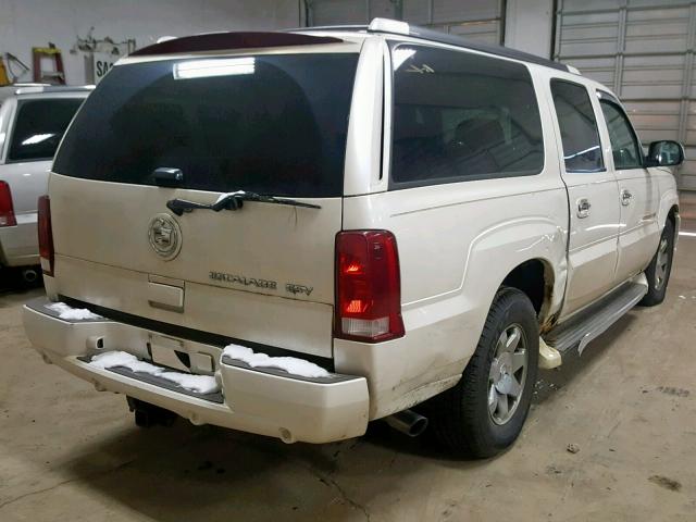 3GYFK66N16G140213 - 2006 CADILLAC ESCALADE E WHITE photo 4