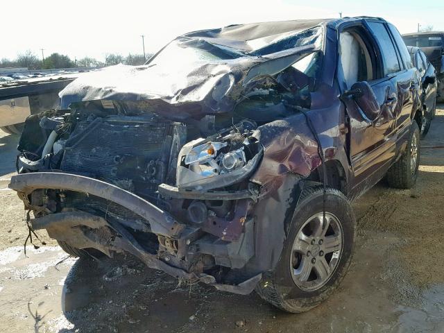 5FNYF28268B031060 - 2008 HONDA PILOT VP PURPLE photo 2