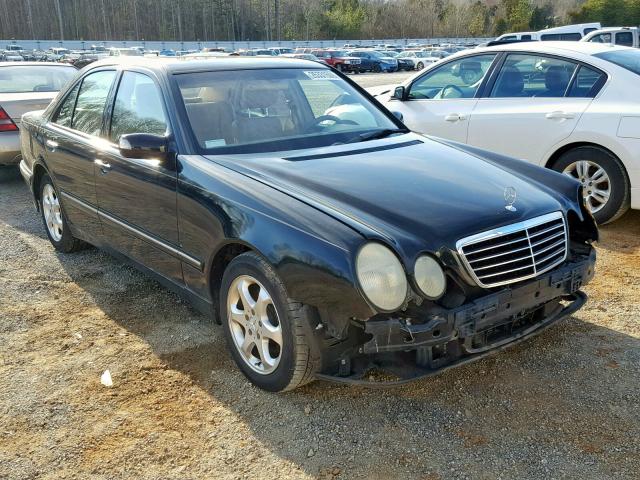 WDBJF65J82B492774 - 2002 MERCEDES-BENZ E 320 BLACK photo 1