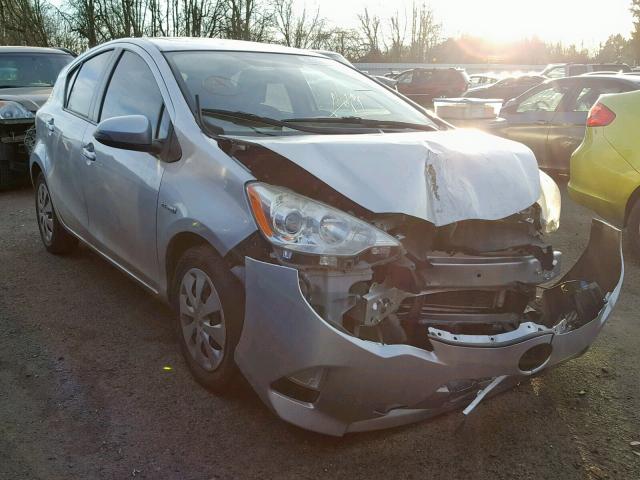 JTDKDTB31C1020925 - 2012 TOYOTA PRIUS C SILVER photo 1