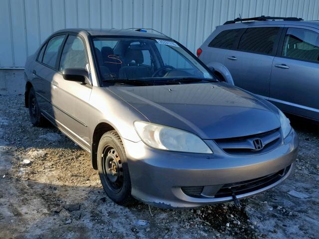 2HGES163X4H918820 - 2004 HONDA CIVIC DX V GRAY photo 1