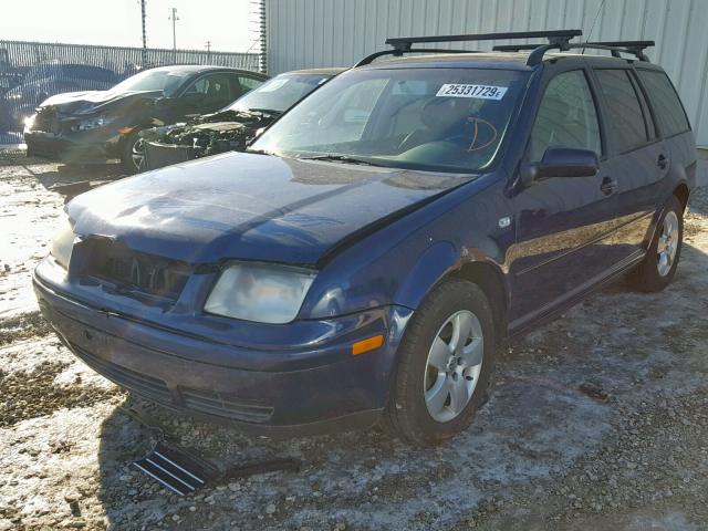 WVWSR61J55W029166 - 2005 VOLKSWAGEN JETTA GLS BLUE photo 2