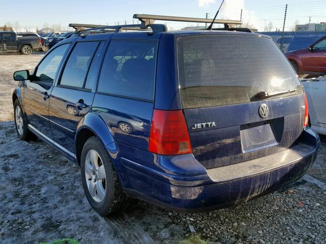 WVWSR61J55W029166 - 2005 VOLKSWAGEN JETTA GLS BLUE photo 3