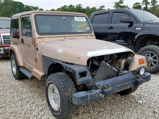 1J4FY49S8XP460596 - 1999 JEEP WRANGLER / GOLD photo 1