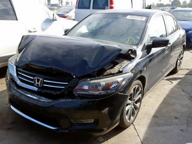 1HGCR2F52DA166104 - 2013 HONDA ACCORD SPO BLACK photo 2
