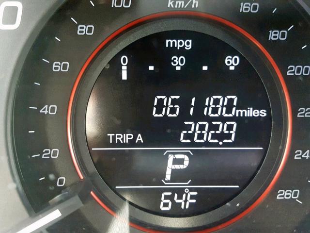 1HGCR2F52DA166104 - 2013 HONDA ACCORD SPO BLACK photo 8