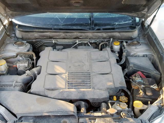 4S4BRJKCXB2446753 - 2011 SUBARU OUTBACK 3. SILVER photo 7