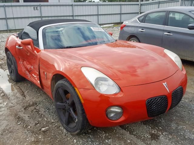 1G2MB35B18Y104666 - 2008 PONTIAC SOLSTICE ORANGE photo 1