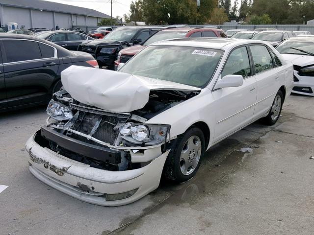 4T1BF28B93U309497 - 2003 TOYOTA AVALON XL WHITE photo 2