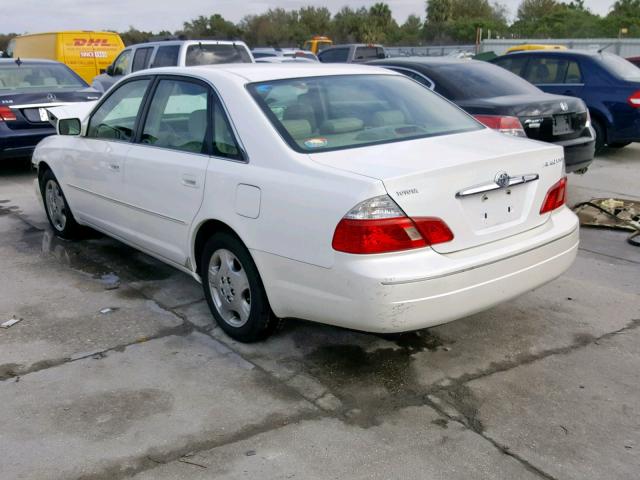 4T1BF28B93U309497 - 2003 TOYOTA AVALON XL WHITE photo 3