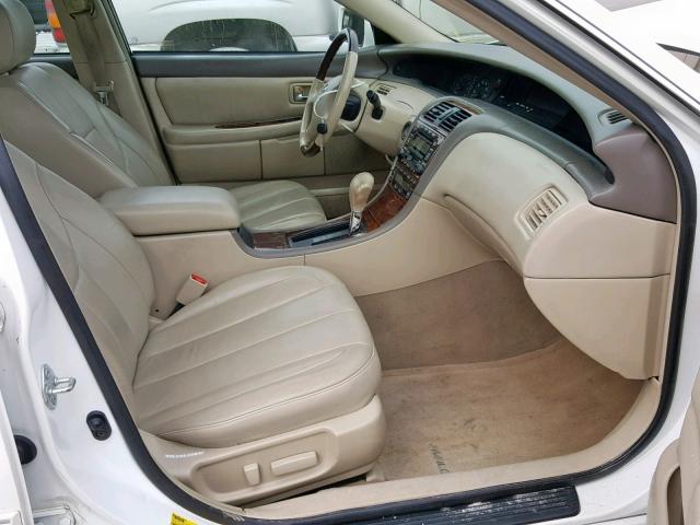 4T1BF28B93U309497 - 2003 TOYOTA AVALON XL WHITE photo 5