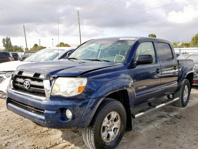 3TMJU62N37M046546 - 2007 TOYOTA TACOMA DOU BLUE photo 2