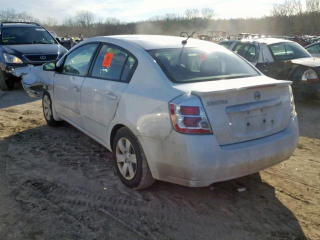 3N1AB6AP4CL778101 - 2012 NISSAN SENTRA 2.0 WHITE photo 3