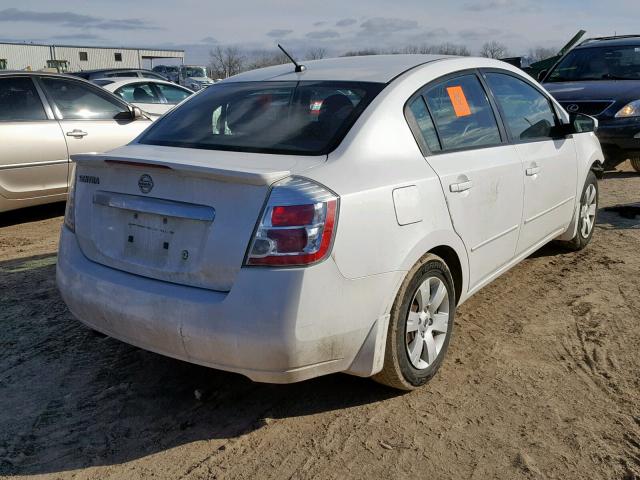 3N1AB6AP4CL778101 - 2012 NISSAN SENTRA 2.0 WHITE photo 4