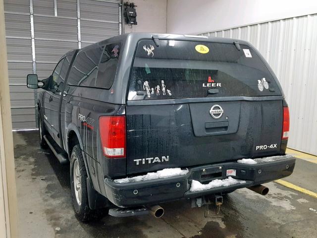 1N6AA0CC2BN312590 - 2011 NISSAN TITAN S BLACK photo 3