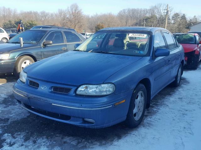 1G3NG52J8X6301630 - 1999 OLDSMOBILE CUTLASS GL BLUE photo 2