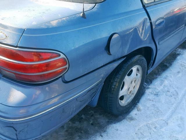 1G3NG52J8X6301630 - 1999 OLDSMOBILE CUTLASS GL BLUE photo 9