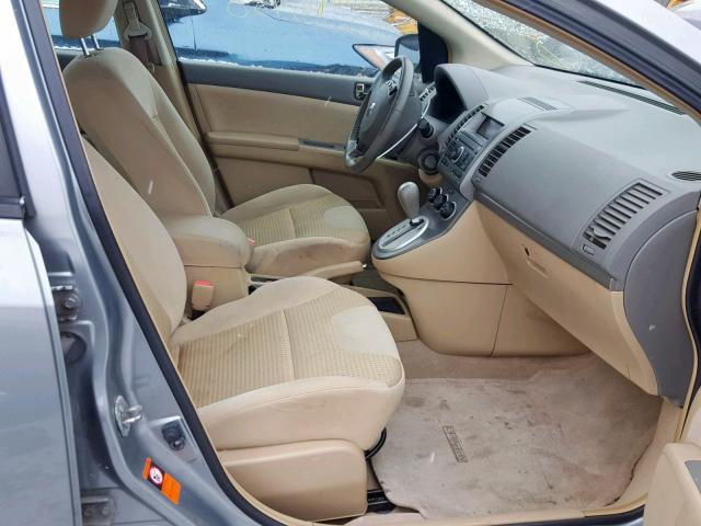 3N1AB61EX7L616753 - 2007 NISSAN SENTRA 2.0 GRAY photo 5