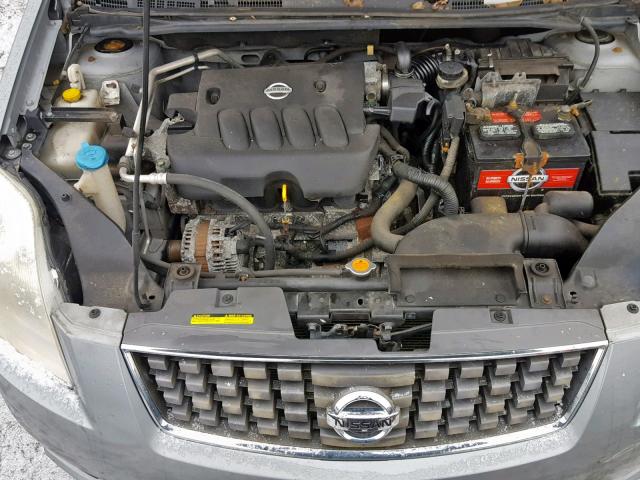 3N1AB61EX7L616753 - 2007 NISSAN SENTRA 2.0 GRAY photo 7