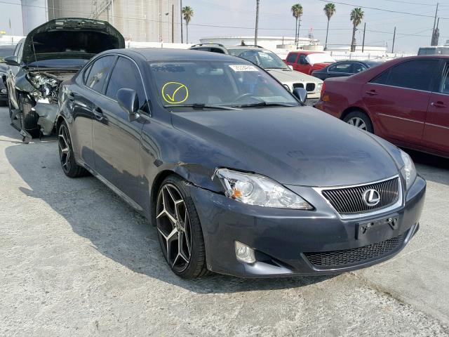 JTHBK262775041292 - 2007 LEXUS IS 250 GRAY photo 1