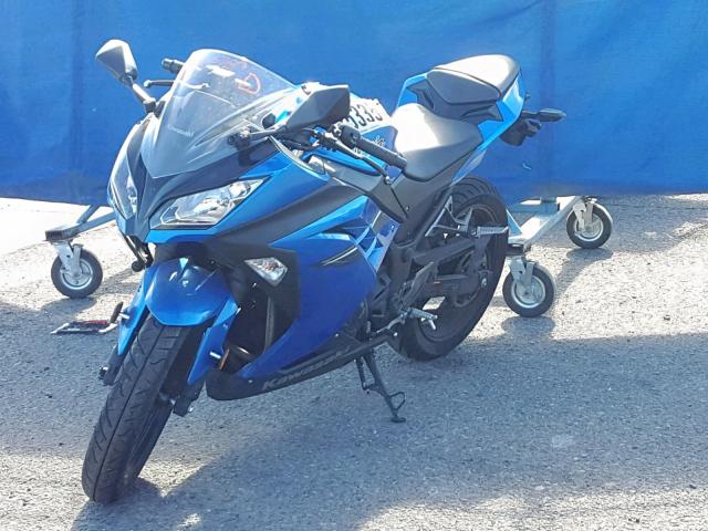 JKAEX8A16HDA32363 - 2017 KAWASAKI EX300 A BLUE photo 2