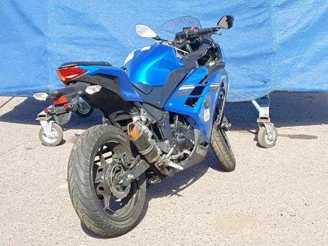 JKAEX8A16HDA32363 - 2017 KAWASAKI EX300 A BLUE photo 4