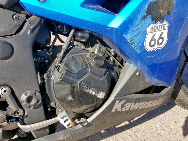 JKAEX8A16HDA32363 - 2017 KAWASAKI EX300 A BLUE photo 7