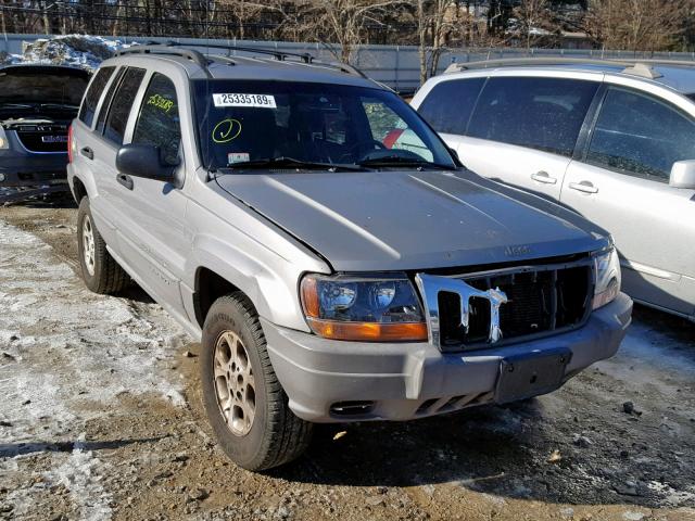 1J4GW48S1YC190129 - 2000 JEEP GRAND CHER GRAY photo 1