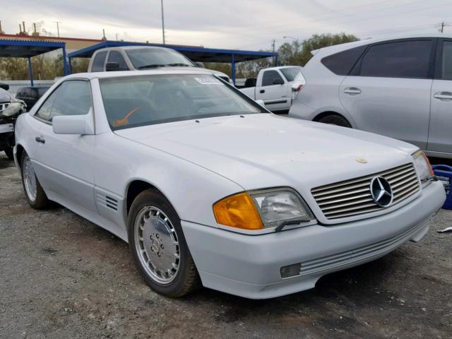 WDBFA66E1NF052429 - 1992 MERCEDES-BENZ 500 SL WHITE photo 1