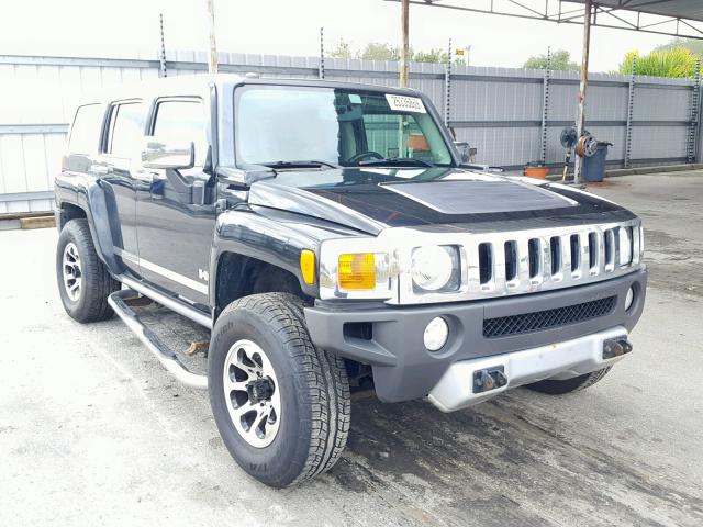 5GTEN13E798107686 - 2009 HUMMER H3 BLACK photo 1