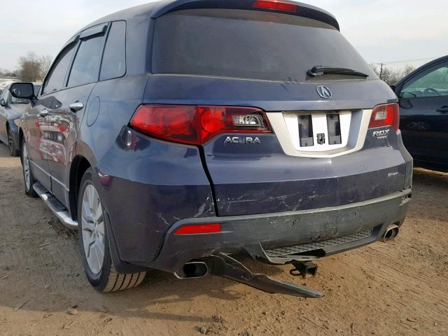 5J8TB18217A004292 - 2007 ACURA RDX BLUE photo 9