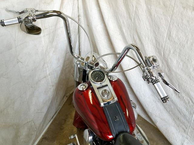 1HD1BXB113Y026091 - 2003 HARLEY-DAVIDSON FLSTFI RED photo 5