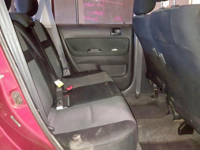 JTLKT324264082885 - 2006 TOYOTA SCION XB Бордовый фото 6
