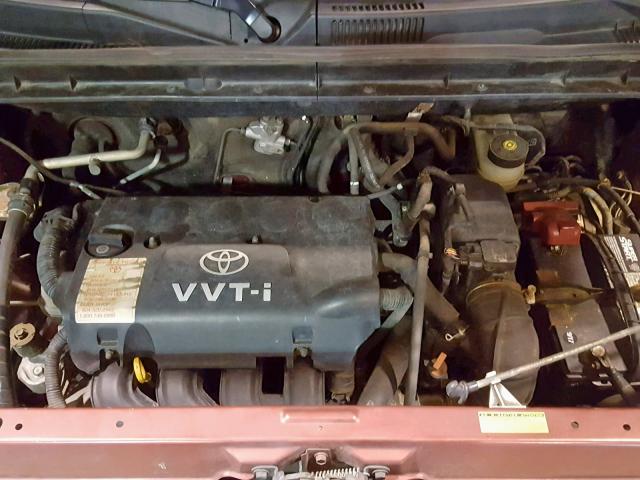 JTLKT324264082885 - 2006 TOYOTA SCION XB Бордовый фото 7