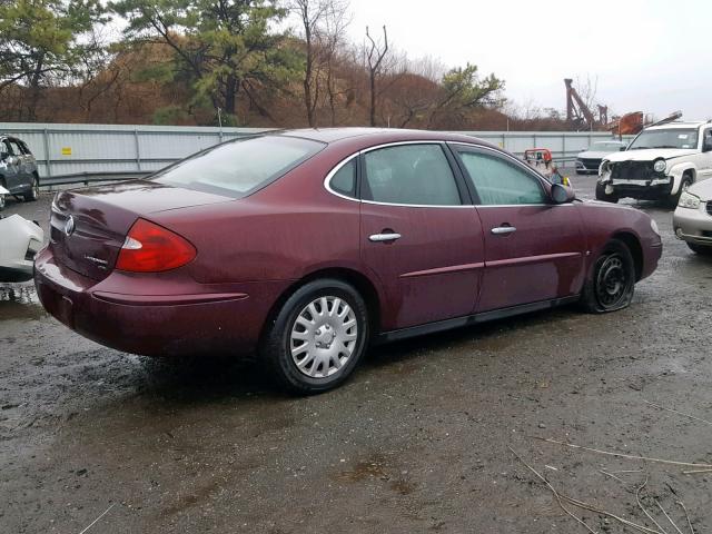 2G4WC552671104169 - 2007 BUICK LACROSSE C BURGUNDY photo 10