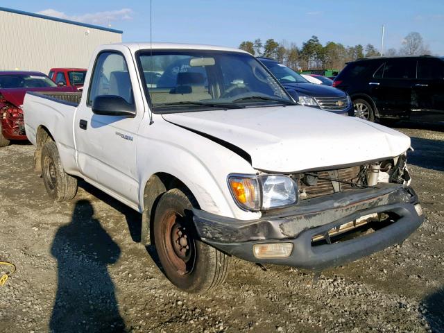 5TENL42N52Z884761 - 2002 TOYOTA TACOMA WHITE photo 1