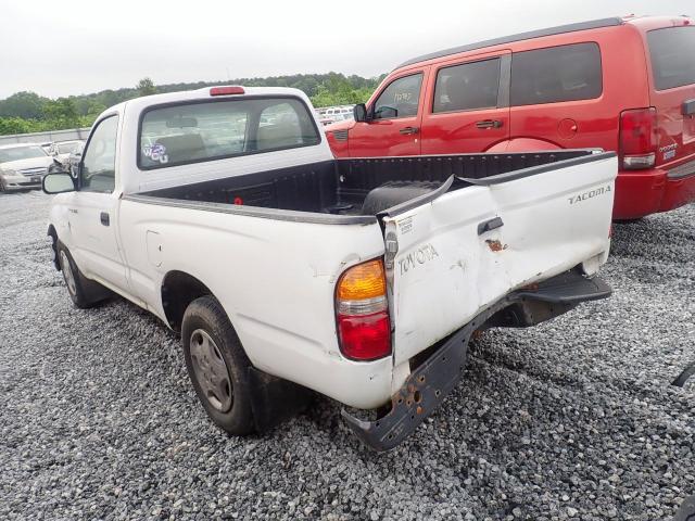 5TENL42N52Z884761 - 2002 TOYOTA TACOMA WHITE photo 3