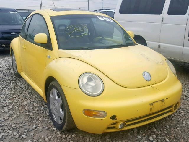 3VWCD21C9YM416561 - 2000 VOLKSWAGEN NEW BEETLE ყვითელი ფოტო 1