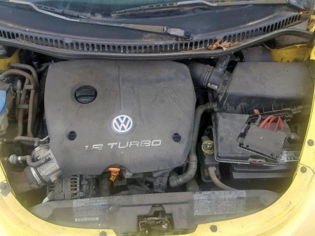 3VWCD21C9YM416561 - 2000 VOLKSWAGEN NEW BEETLE ყვითელი ფოტო 7