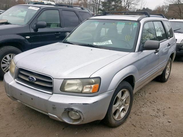 JF1SG65643H762134 - 2003 SUBARU FORESTER 2 SILVER photo 2