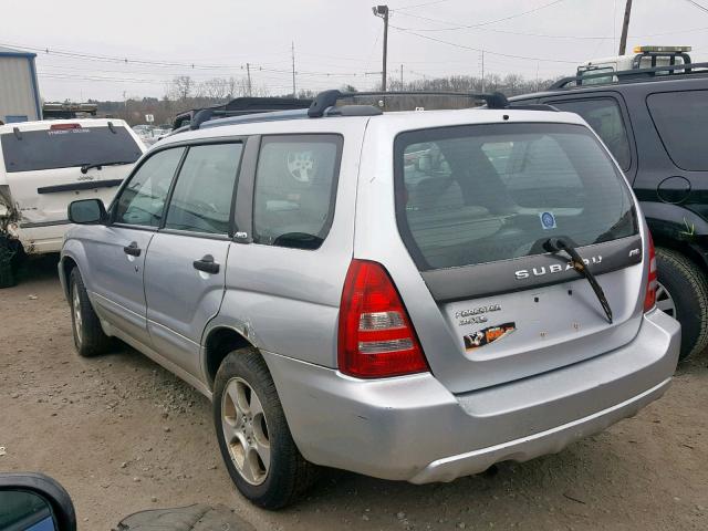 JF1SG65643H762134 - 2003 SUBARU FORESTER 2 SILVER photo 3