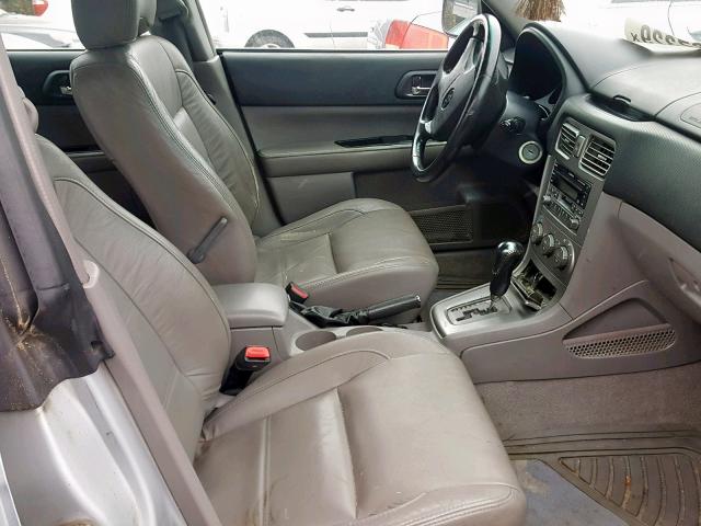 JF1SG65643H762134 - 2003 SUBARU FORESTER 2 SILVER photo 5