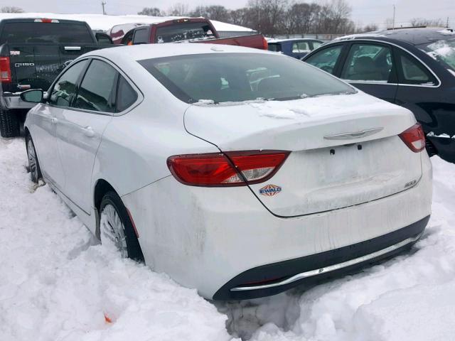 1C3CCCABXFN546617 - 2015 CHRYSLER 200 LIMITE WHITE photo 3