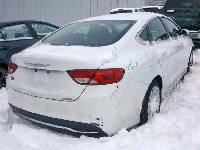 1C3CCCABXFN546617 - 2015 CHRYSLER 200 LIMITE WHITE photo 4