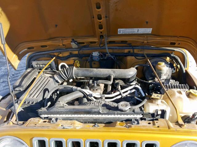 1J4FA49SX3P308074 - 2003 JEEP WRANGLER / YELLOW photo 7