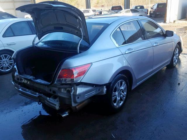 1HGCP2F45AA138015 - 2010 HONDA ACCORD LXP SILVER photo 4