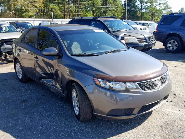 KNAFU4A23D5705371 - 2013 KIA FORTE EX GRAY photo 1