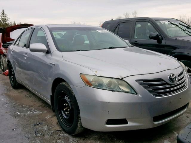 4T1BB46K78U049652 - 2008 TOYOTA CAMRY HYBR SILVER photo 1