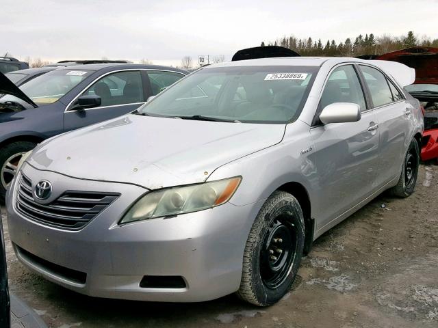 4T1BB46K78U049652 - 2008 TOYOTA CAMRY HYBR SILVER photo 2