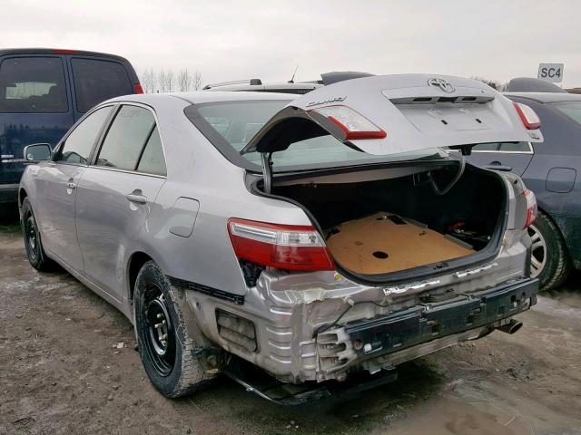 4T1BB46K78U049652 - 2008 TOYOTA CAMRY HYBR SILVER photo 3